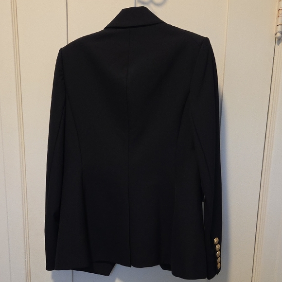 Quince Black Blazer with Gold Buttons - Picture 4 of 8